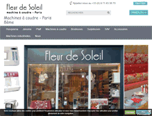 Tablet Screenshot of machineacoudre-paris.com
